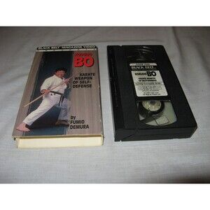 Black Belt Magazine Video Presents Kobudo Bo VHS Tape Fumio Demura